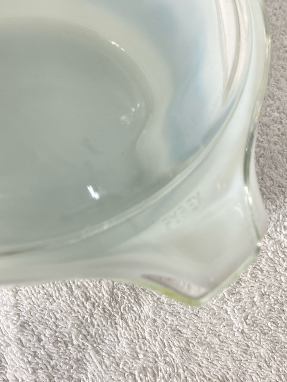 Vintage PYREX Horizon Blue Casserole Dish W Lid 1 Quart #473 Retro Cookware - Picture 10 of 16